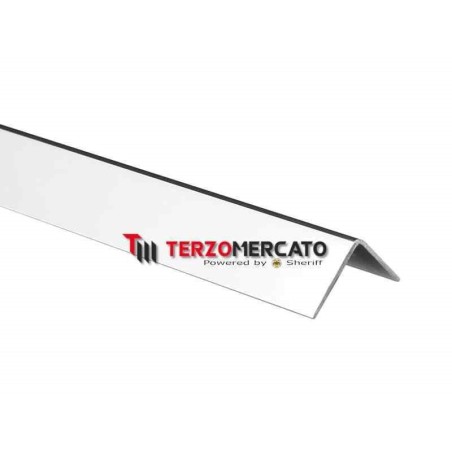 Profilo angolare acciaio inox AISI 304 30x30x1000 mm spessore 0,6 mm