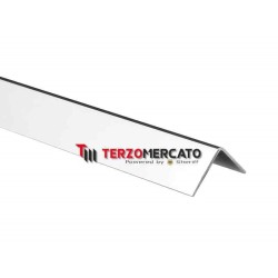 Profilo angolare acciaio inox AISI 304 40x40x1000 mm spessore 0,6 mm