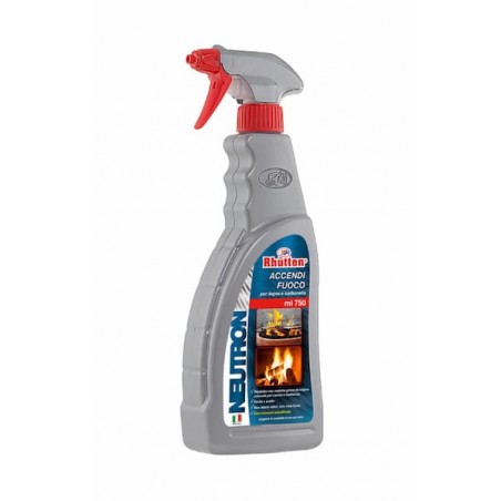 Accendifuoco spray per legna e carbone Neutron 750 ml Rhütten